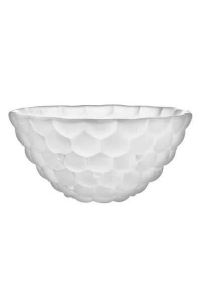 Shop Orrefors Medium Frost Raspberry Bowl In Frosted