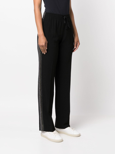 Zadig & Voltaire Side-stripe Drawstring Trousers In Black