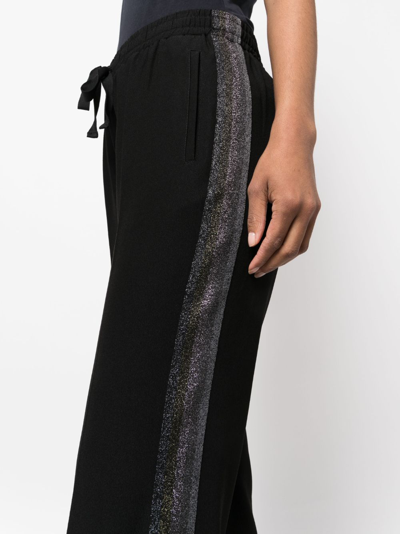 Zadig & Voltaire Side-stripe Drawstring Trousers In Black
