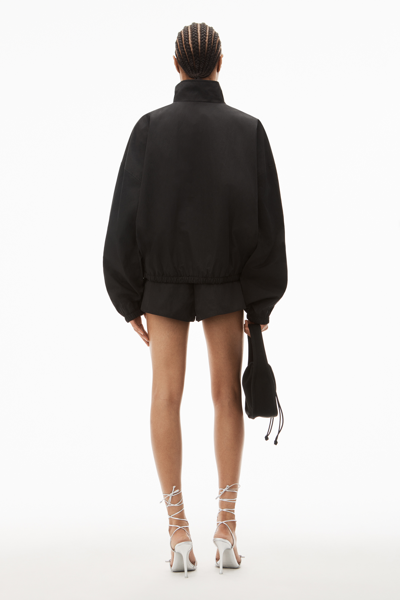 Shop Alexander Wang Coaches Track Jacket In Nylon In Black