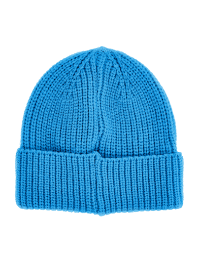 Shop Chiara Ferragni Eyestar Knit Hat In Diva Blue