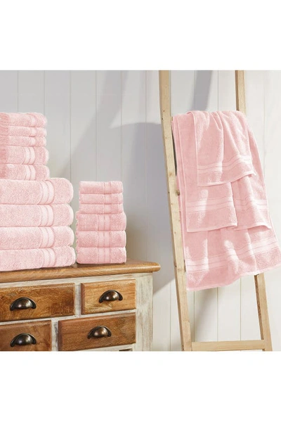 Modern Threads Spunloft 18-piece Towel Set In Blush