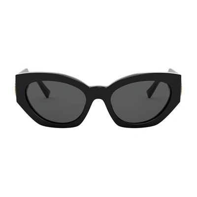 Shop Versace Ve4376b Sunglasses In Black_grey_black