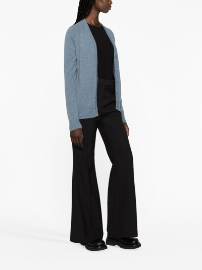 Zadig & Voltaire Button-up Cashmere Cardigan In Blue