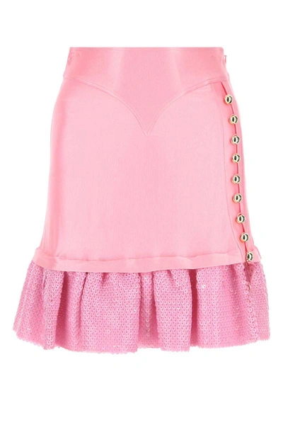 Shop Rabanne Paco  Skirts In Pink