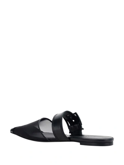 Shop Alexander Mcqueen Sandals In Black/black