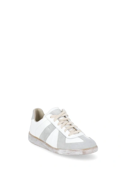Shop Maison Margiela Sneakers In Off–white/honey Sole
