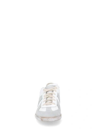 Shop Maison Margiela Sneakers In Off–white/honey Sole