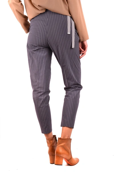 Shop Fabiana Filippi Trousers In Gray