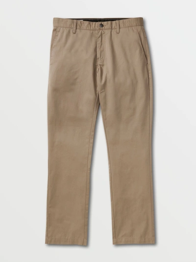 Shop Volcom Vmonty Pants - Khaki In Brown