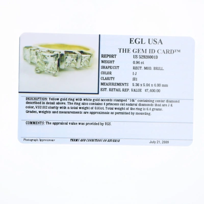 Vir Jewels 1.75 Cttw 5 Stone Princess Cut Diamond Engagement Ring 14k Yellow Gold Si2-i1
