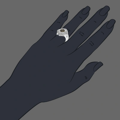Vir Jewels 1/3 Cttw Champagne Diamond Ring .925 Sterling Silver With Rhodium Plating In Silver