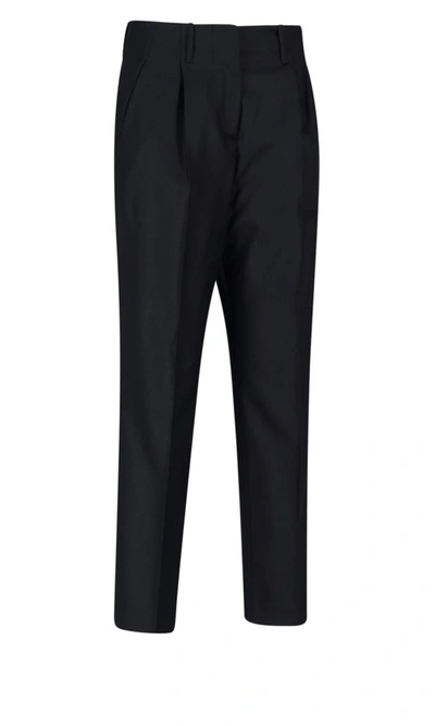 Shop Incotex Trousers In Black