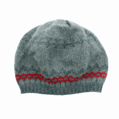 Shop Portolano Cashmere Hat In Nordic Design In Grey