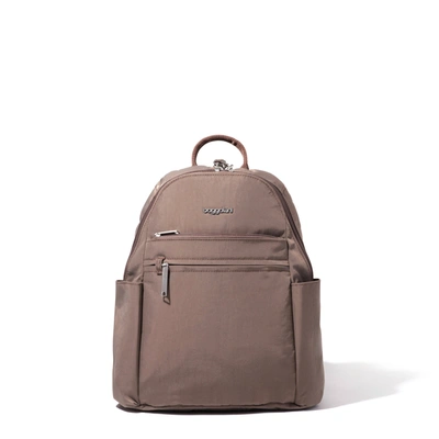 Baggallini Securtex Anti-theft Vacation Backpack In Brown
