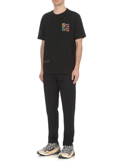 Shop Paul Smith Trousers In Very Dark Navy