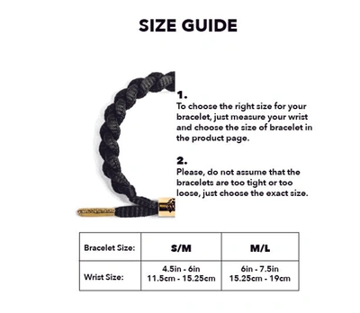 Rastaclat Original Hand Braided Power Brink Adjustable Bracelet In Red