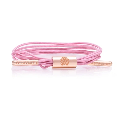 Rastaclat Original Hand Assembled Pink Tina Multi Lace Women's Adjustable Bracelet In Pink