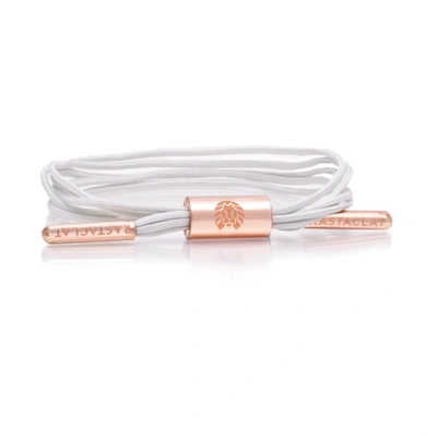 Rastaclat Original Hand Assembled White Diana Multi Lace Women's Adjustable Bracelet In White