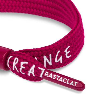 Shop Rastaclat Original Hand Assembled Red Create Change Adjustable Single Lace Bracelet