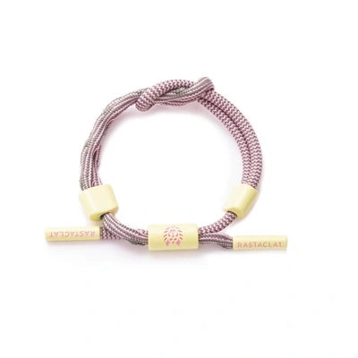 Rastaclat Original Hand Knotted Controlz Adjustable Bracelet In Pink
