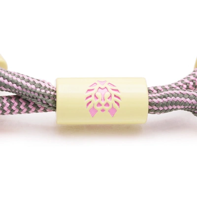 Shop Rastaclat Original Hand Knotted Controlz Adjustable Bracelet In Pink