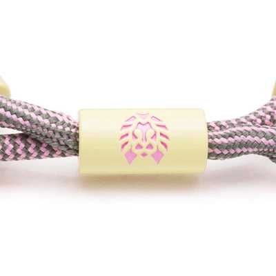 Rastaclat Original Hand Knotted Controlz Adjustable Bracelet In Pink