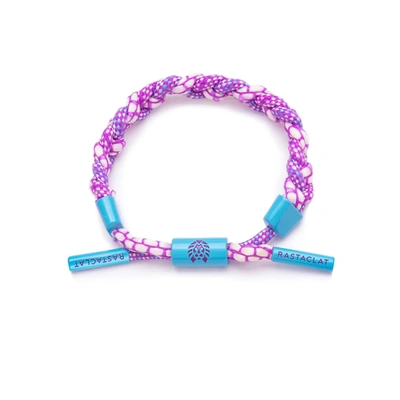 Shop Rastaclat Original Hand Braided Plum Punch Adjustable Bracelet In Pink