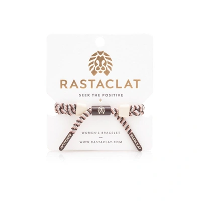 Shop Rastaclat Original Hand Braided At Speed Adjustable Bracelet In Silver