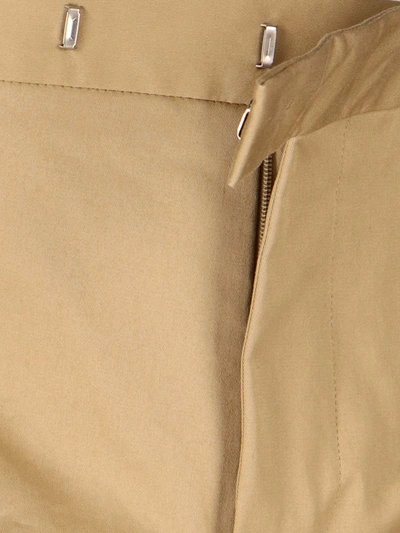 Shop Pt Torino Trousers In Beige