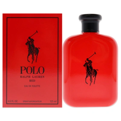 Shop Ralph Lauren Polo Red By  For Men - 4.2 oz Edt Spray In Green