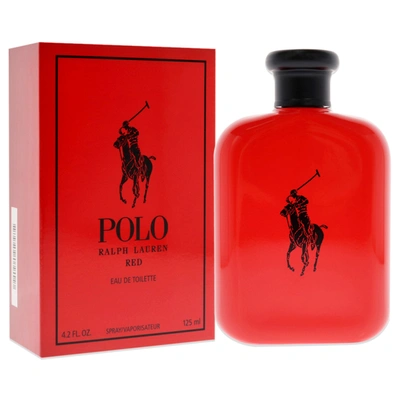 Shop Ralph Lauren Polo Red By  For Men - 4.2 oz Edt Spray In Green