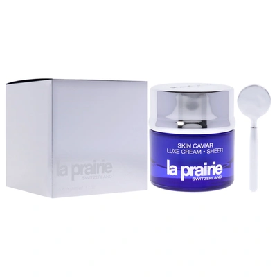 Shop La Prairie Skin Caviar Luxe Cream Sheer By  For Unisex - 1.7 oz Cream In Silver