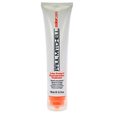 Shop Paul Mitchell Color Protect Reconstructive Treatment For Unisex 5.1 oz Treatment In Silver