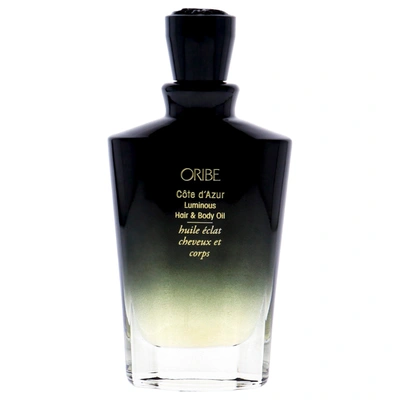 Shop Oribe Cote Dazur Luminous Hair & Body Oil By  For Unisex - 3.4 oz Hair & Body Oil In Black