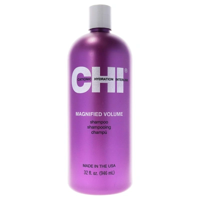 Shop Chi Magnified Volume Shampoo For Unisex 32 oz Shampoo In Purple
