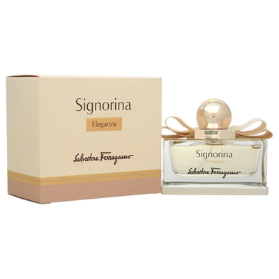 Shop Ferragamo Signorina Eleganza By Salvatore  For Women - 1.7 oz Edp Spray In Gold