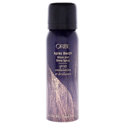 Shop Oribe Apres Beach Wave And Shine Spray For Unisex 2.1 oz Hair Spray In Black