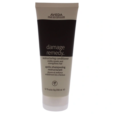 Shop Aveda Damage Remedy Restructuring Conditioner For Unisex 6.7 oz Conditioner In Silver