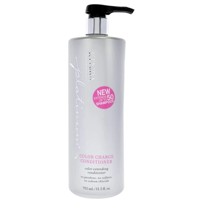 Shop Kenra Platinum Color Charge Conditioner By  For Unisex - 31.5 oz Conditioner In Pink