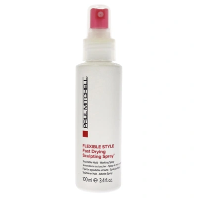 Shop Paul Mitchell Fast Drying Sculpting Spray For Unisex 3.4 oz Hair Spray In Pink