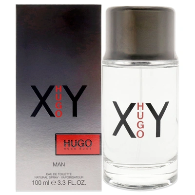 Shop Hugo Boss Hugo Xy By  For Men - 3.3 oz Edt Spray In Green