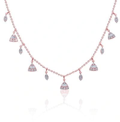 Diana M. Diamond Necklace In White