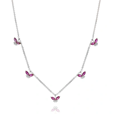 Diana M. Diamond Necklace In Gold