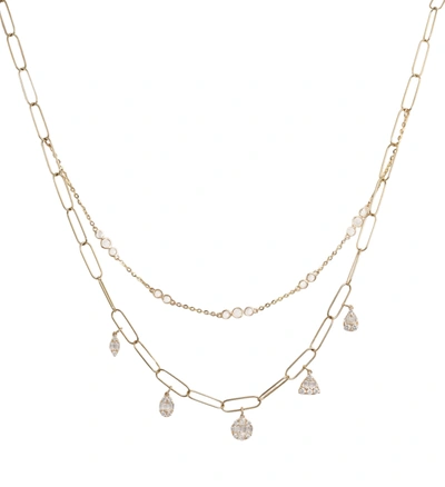 Shop Diana M. Diamond Necklace In White