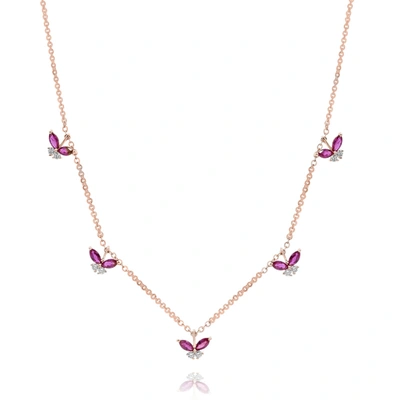 Shop Diana M. Diamond Necklace In Gold