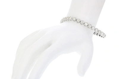 Vir Jewels 6 Cttw I1-i2 Certified Diamond Bracelet 14k White Gold J-k With Milgrain 7 Inch In Silver