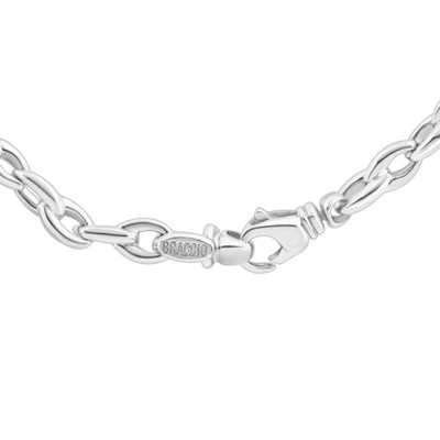 Pompeii3 Men's 14k Gold (96gram) Or Platinum (180gram) 6.5mm Link Chain Necklace 24" In Silver