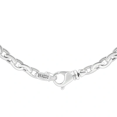 Pompeii3 Men's 14k Gold (40gram) Or Platinum (75gram) 5mm Link Chain Necklace 20" In Silver