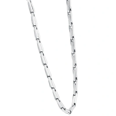 Pompeii3 Men's 14k Gold (106gram) Or Platinum (199gram) 6mm Link Chain Necklace 24" In Silver